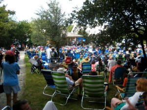 At the Duck Jazz Festival in October 2013 on the main field at the main stage.